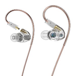 FONE DYLAN DE-225 WHITE IN-EAR-MONITOR PALCO DRIVERS DINAMICOS