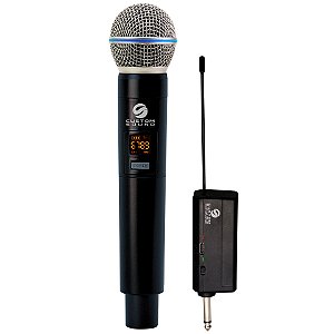 MICROFONE SEM FIO TRASMISSOR RECEPTOR CUSTOM SOUND CW 20