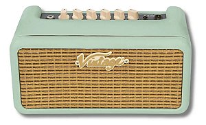 AMPLIFICADOR GUITARRA VINTAGE VMA15GR RETRO  DSP MINT GREEN