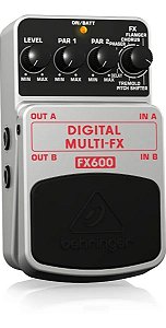 PEDAL MULTI EFEITOS BEHRINGER DIGITAL FX600 6 EFEITOS