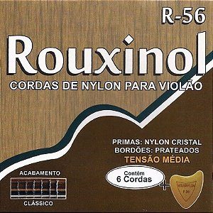 ENCORDOAMENTO VIOLÃO NYLON ROUXINOL  MEDIA R-56 SEM BOLINHA