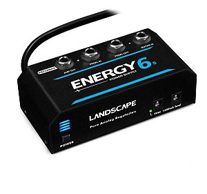 FONTE ENERGY 6S 9V PARA 10 PEDAIS PATCHBAY LANDSCAPE 1500mA