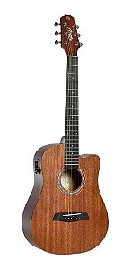 VIOLAO SEIZI BABY TOKYO CUTAWAY ELETRICO FOLK BAG MAHOGANY