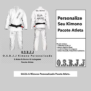Kimono Personalizado Individual - E - Jiu- Jitsu o marketplace do Jiu-Jitsu!