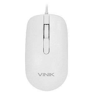 MOUSE SEM FIO VINIK FEATHER VF110 1200DPI - BRANCO