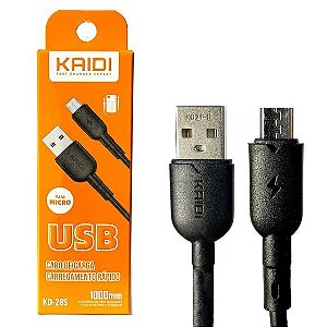 CABO KAIDI USB MICRO USB 1MT KD-28M