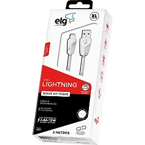 CABO ELG IPHONE LIGHTNING L820 BCO 2M