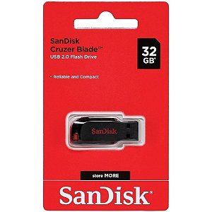 PENDRIVE SANDISK CRUZER BLADE 32GB