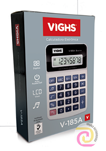 CALC 8 DIGITOS VIGHS V185A PTA