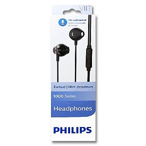 FONE DE OUVIDO PHILIPS TAUE101BK/00 PT