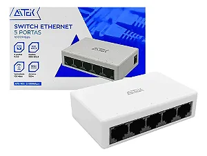 SWITCH AITEK GIGABIT 5 PORTAS ATS-105