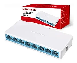 SWITCH DE MESA 8 PORTAS 10/100MBPS MS108