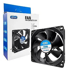 COOLER PARA GABINETE 80mm KNUP KP-VR313
