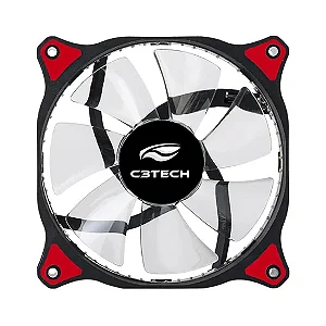Fan F7 LED Red C3TECH