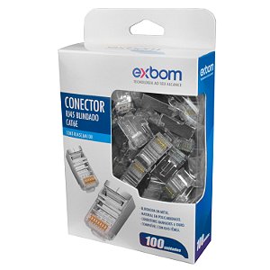 CONECTOR RJ45 EXBOM RJ-45V100