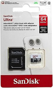 CARTAO M.SD SANDISK 64GB ULT MICROSDHC