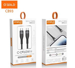 CABO TIPO-C/C GOLD 60W CB93