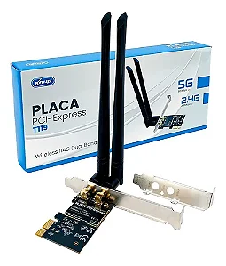 PLACA PCI-E WIFI 2.4/5G KNUP T119