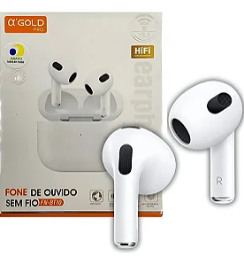 FONE DE OUVIDO GOLD BLUETOOTH FN-BT10
