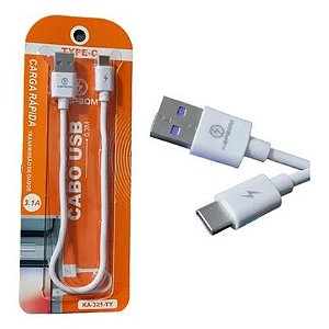 CABO KAPBOM USB TIPO C 30CM KA-321-TY