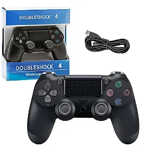 CONTROLE PS4 S/FIO DOUBLE MOTOR VIBRATION YKQ-107