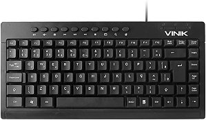 MINI TECLADO USB MULTIMIDIA DYNAMIC 10 TECLAS MULTIMIDIA ABNT2 CABO 1.8M - VINIK - DT111