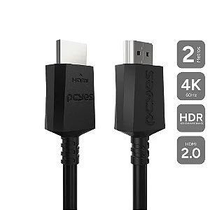 CABO HDMI 2.0 PCYES 4K/60HZ - 2 METROS - PHM20-2NZ