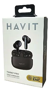 FONE DE OUV.HAVIT TW967PRO TWS BLK