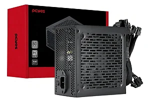 FONTE GAMER PCYES SHOCKER 500W 80 PLUS WHITE - PF500SHW