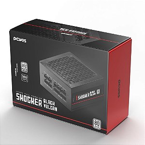 FONTE GAMER PCYES SHOCKER FULL MODULAR 500W 80 PLUS WHITE