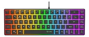 TECLADO GAMER 65% AXELL MEMBRANA BACKLIGHT PRETO  CLANM