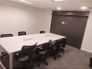 Mesa reunião OP1 com estrutura quadro em aço