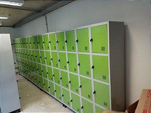 Locker em aço Roupeiros módulos com 4 portas pequenas