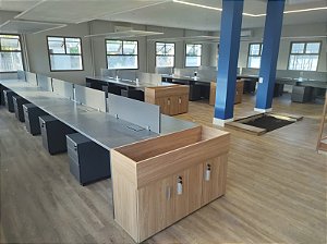 Plataforma Dupla (Frente e Verso) Softline Pé Painel