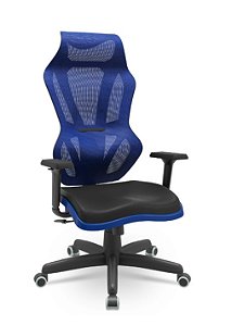 Poltrona Gamer Vizon DZ tela Azul