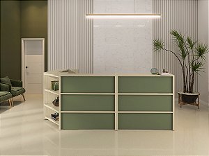 Balcão de Atendimento em L – Modelo PE2