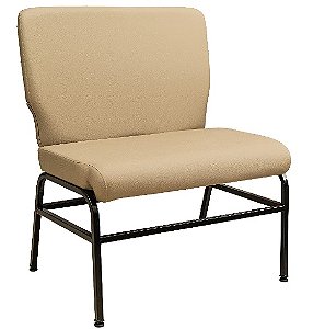 Cadeira obeso fixa para 200 kg ,  estrutura com 4 pés palito