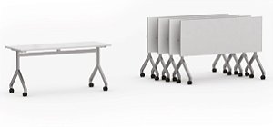 MESA Treinamento  REBATÍVEL RETANGULAR MODELO "Y"