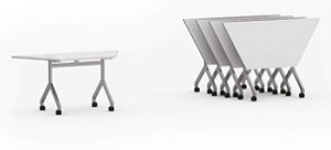 Mesa rebatível trapezoidal pé modelo “Y”