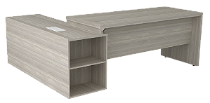 Mesa Diretor Prima Impact C/ Armário lateral pé painel