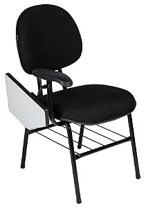 Cadeira Universitária Executiva palito garfo c/p. livros c/1.braço T prancheta. esc.  Características: