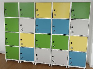 Armário Locker Modular  portas em aço