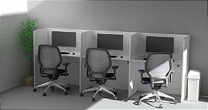 Baia telemarketing simples lado a lado