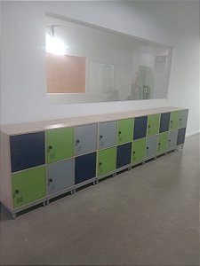 Armário Locker baixo corpo BP portas em aço