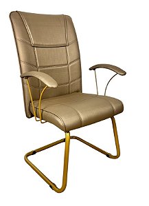 Poltrona Interlocutor Dourada ST NOVARA 30CB