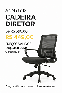 CADEIRA DIRETOR ANM818 D PRETA