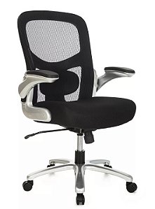 CADEIRA PRESIDENTE PLUS SIZE - CONFORTO E ERGONOMIA PARA TODOS OS BIOTIPOS Peso máximo recomendado: 180Kg