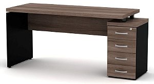 Mesa PE 40 com gaveteiro pedestal