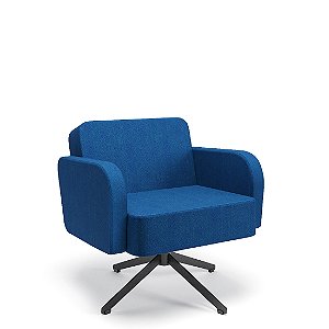 Poltrona Akia – Base Giratória (Plaxmetal)