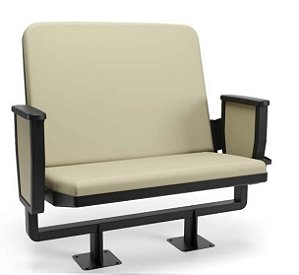 Poltrona Auditório Obeso Nanobi com Porta-Copos